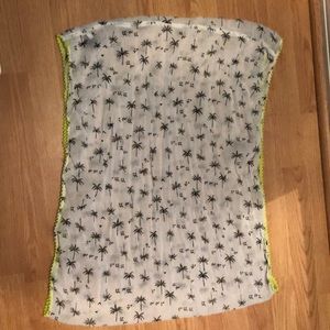 AEO palm tree infinity scarf